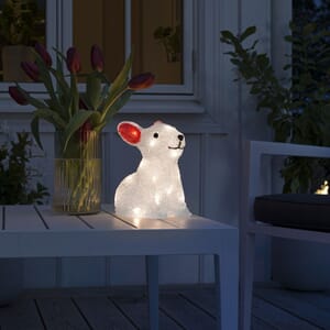 Kanin 24 varmhvite LED