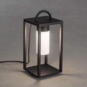 Bologna lanterne sort/opal kuppel