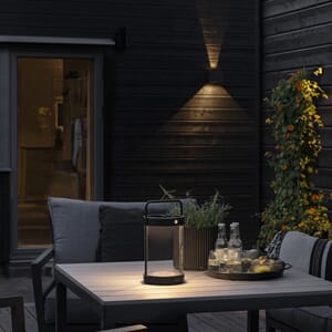 Crotone solcelle/USB bordlampe dimmbar LED