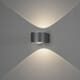 Gela opp/ned antracit 2x6W LED