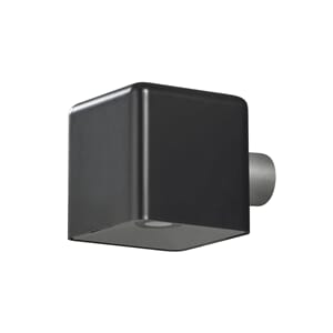 Amalfi vegglykt high power LED svart plast ink. trafo