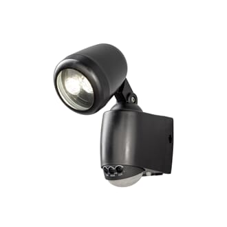 Prato vegglykt 1W high power LED batteri bevegelsessensor