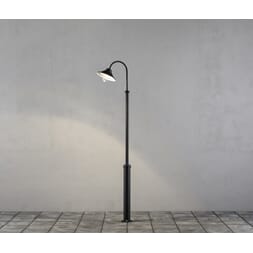 Vega 8W dimbar LED svart ink stolpe 240 cm