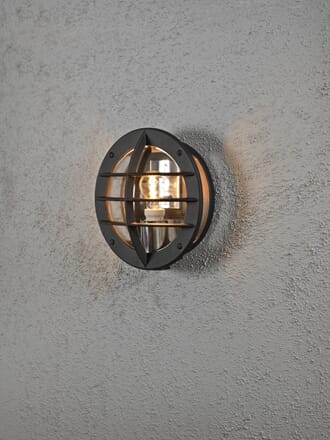 Oden E27 svart klart glass eluttak