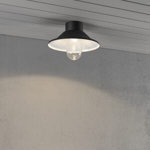 Vega vegg/taklykt 8Wdimbar LED svart