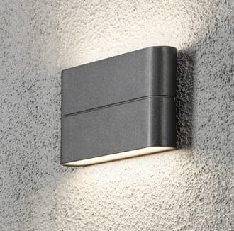 Chieri 2x6W high power LED mørk grå